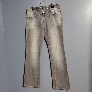 C7P Chip and Pepper Production Womens Jeans Gray Laguna Beach Bootcut C7P Size 7